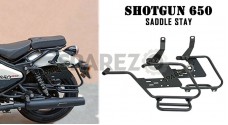 Fit For Royal Enfield Shotgun 650 Black Saddle stay - SPAREZO